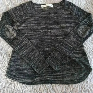 Zara metallic sweater 